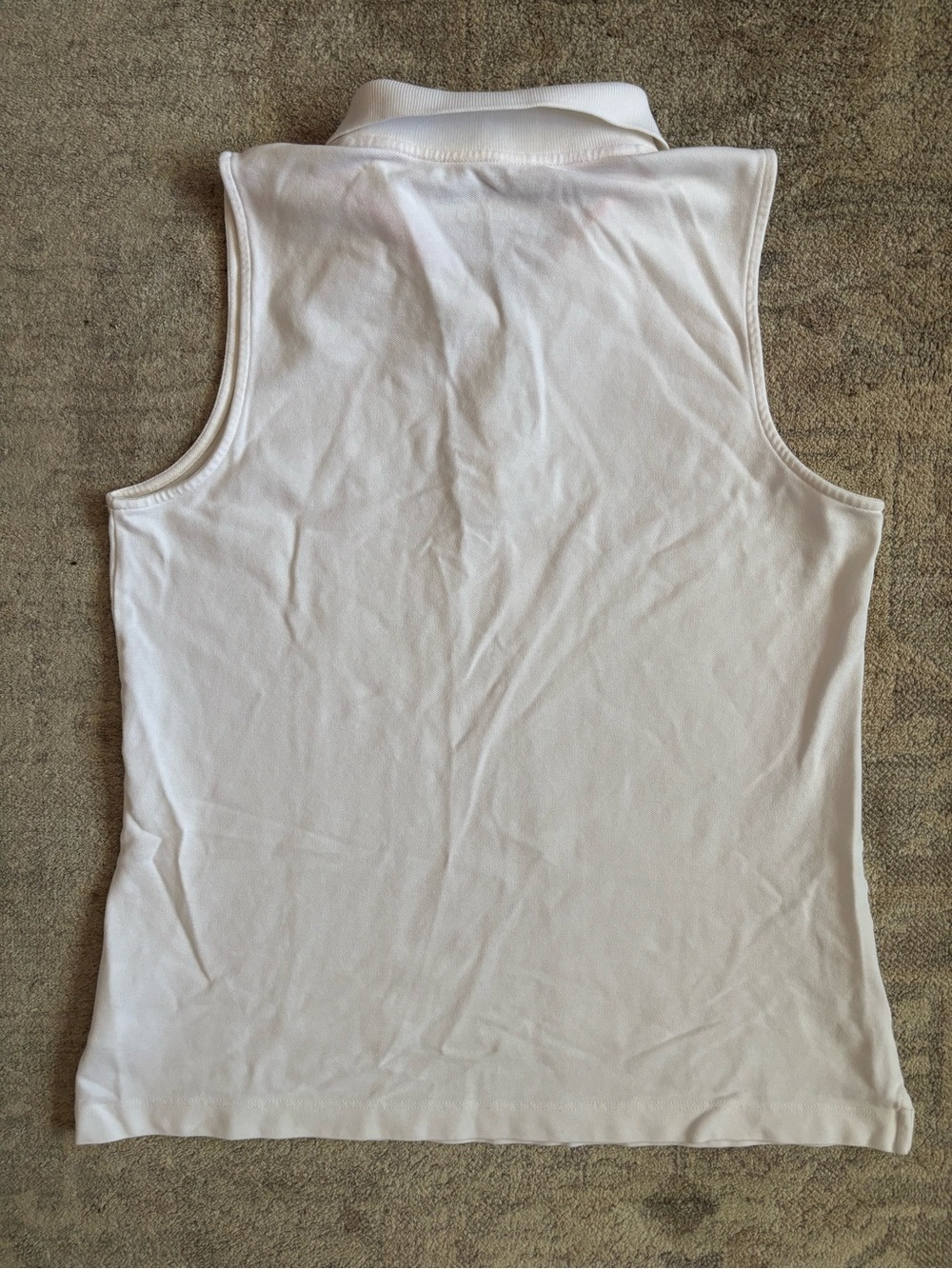 Lilly Pulitzer White Sleeveless Polo Tank - Picture 2 of 5